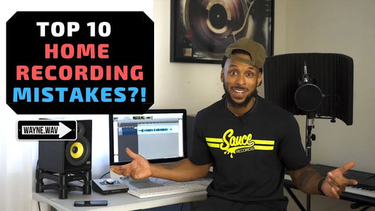 Top 10 Home Studio Recording Mistakes Wavy Pro Audio