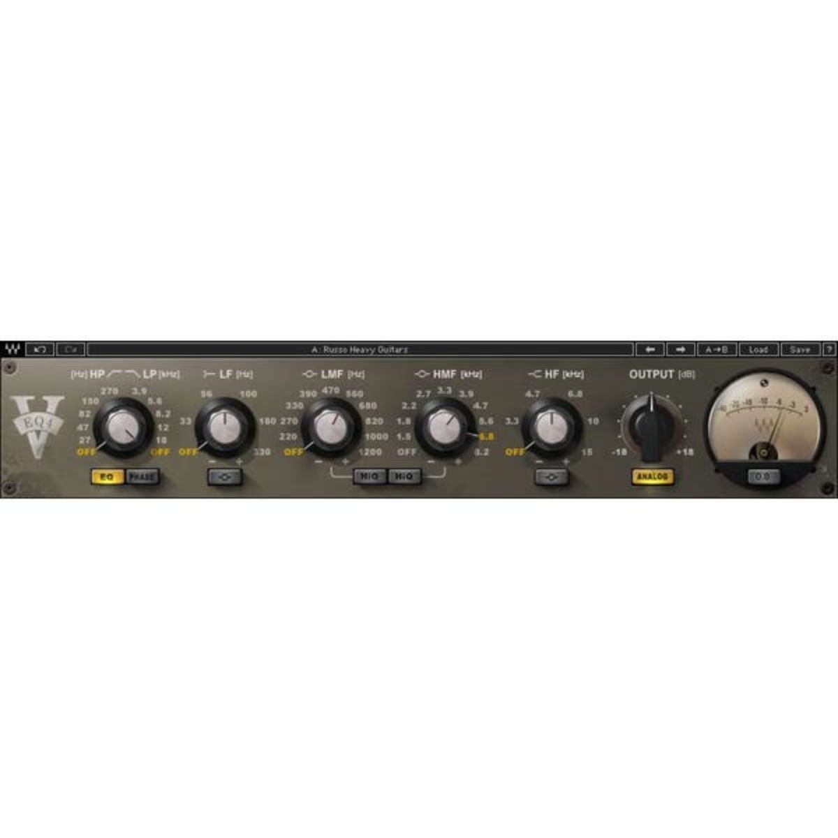 Waves V-EQ4 4-band Equalizer Plug-in