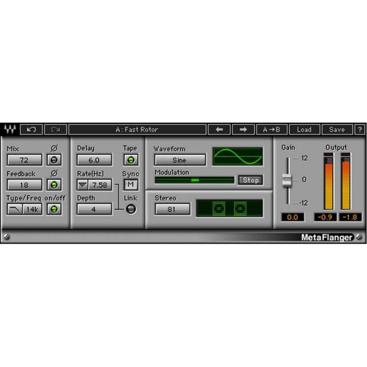 Waves MetaFlanger Plug-in