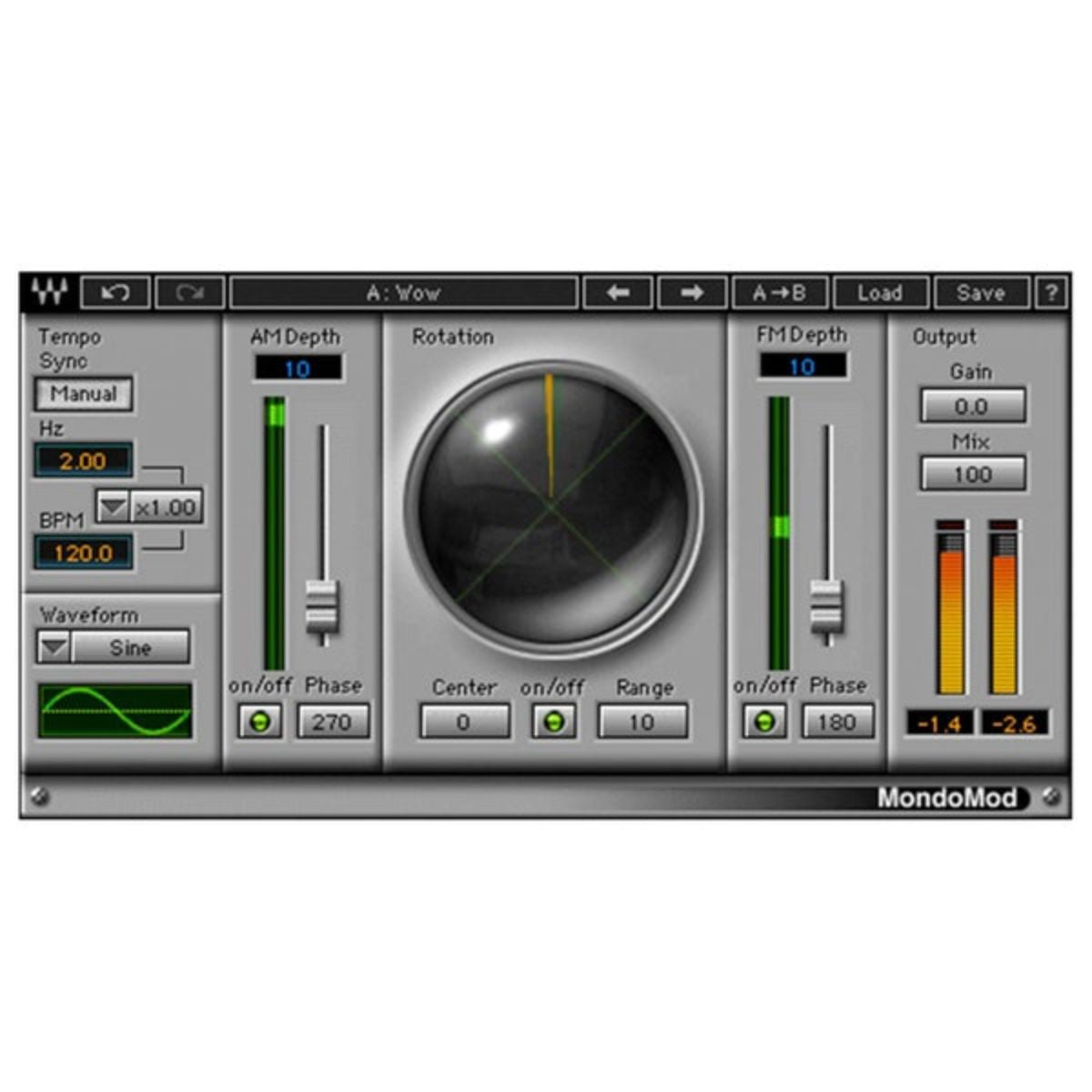 Waves MondoMod Modulation Effect Plug-in