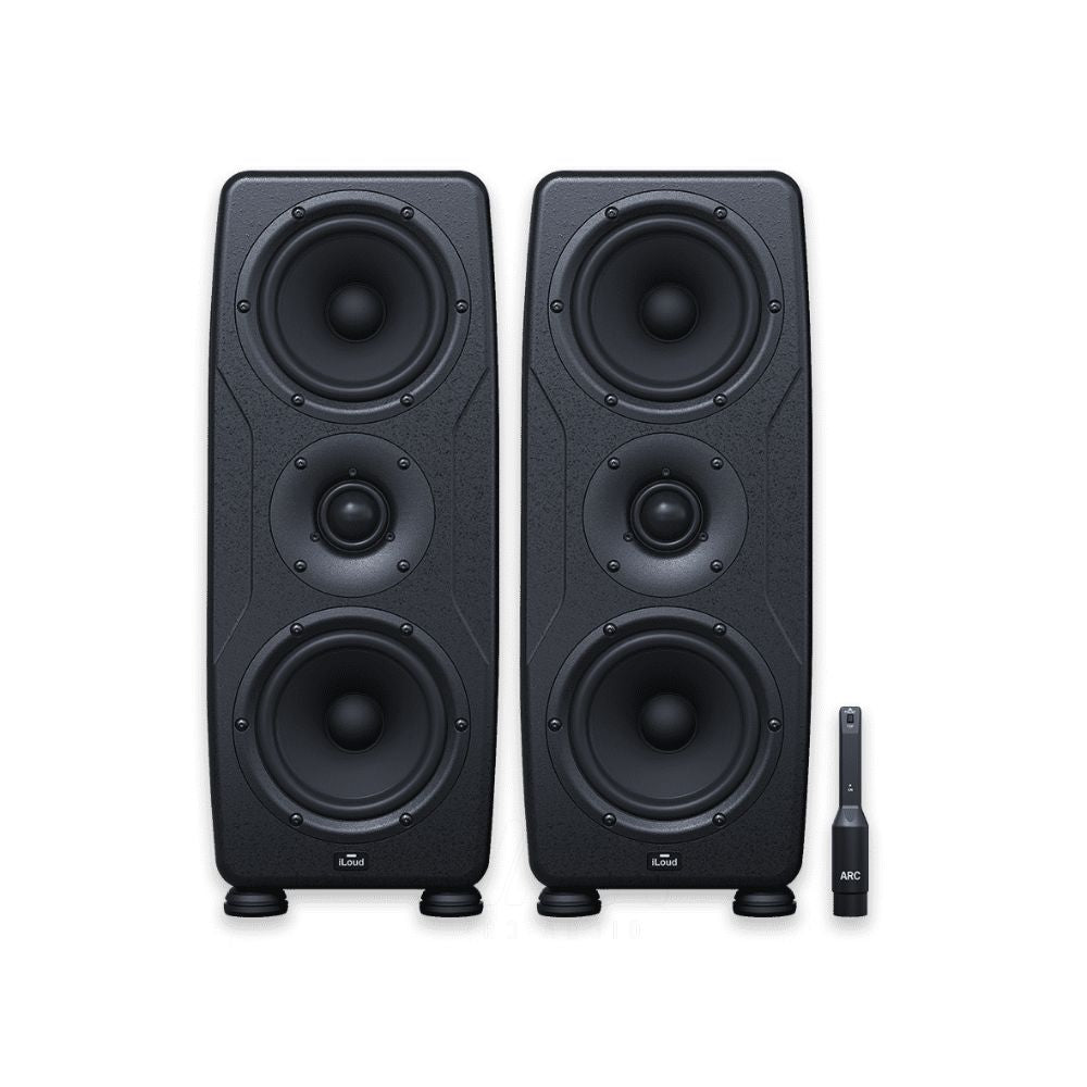 IK Multimedia iLoud Precision MTM Powered Studio Monitor Pair - Black