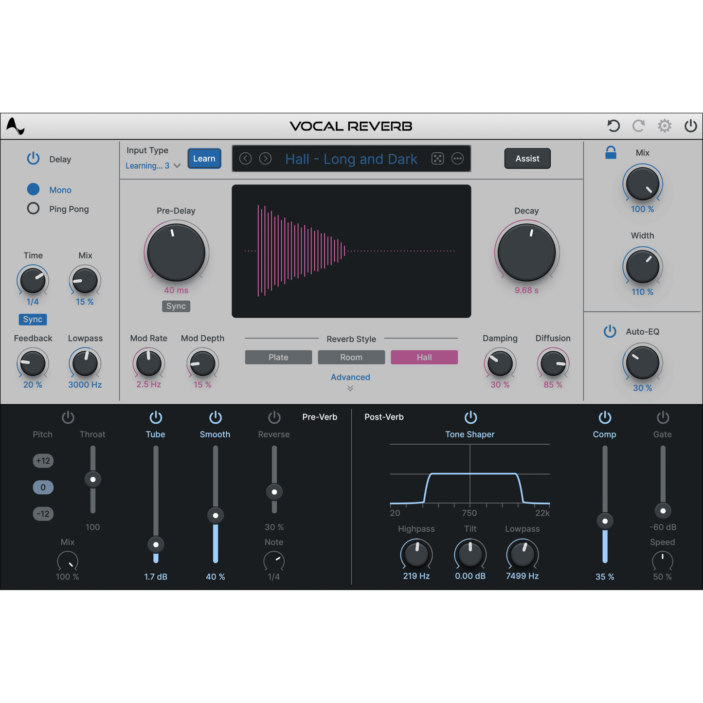Antares Auto-Tune Vocal Reverb Plug-in Wavy Pro Audio
