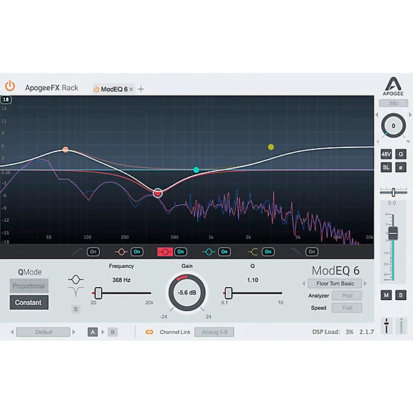 Apogee FX Rack ModEQ 6 Plug-in Wavy Pro Audio