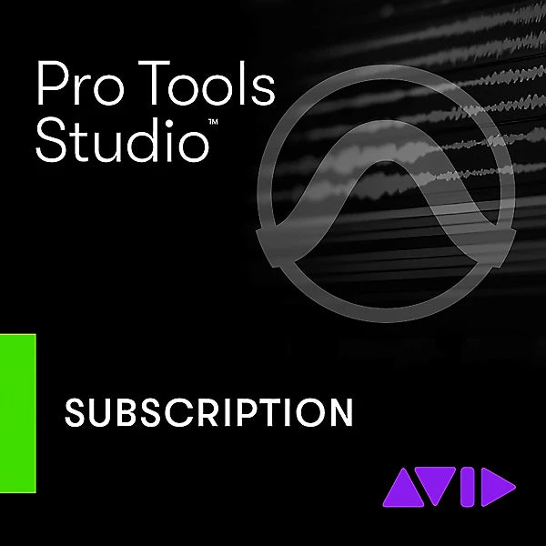 Avid Pro Tools Studio - Annual Subscription (Automatic Renewal) Wavy Pro Audio