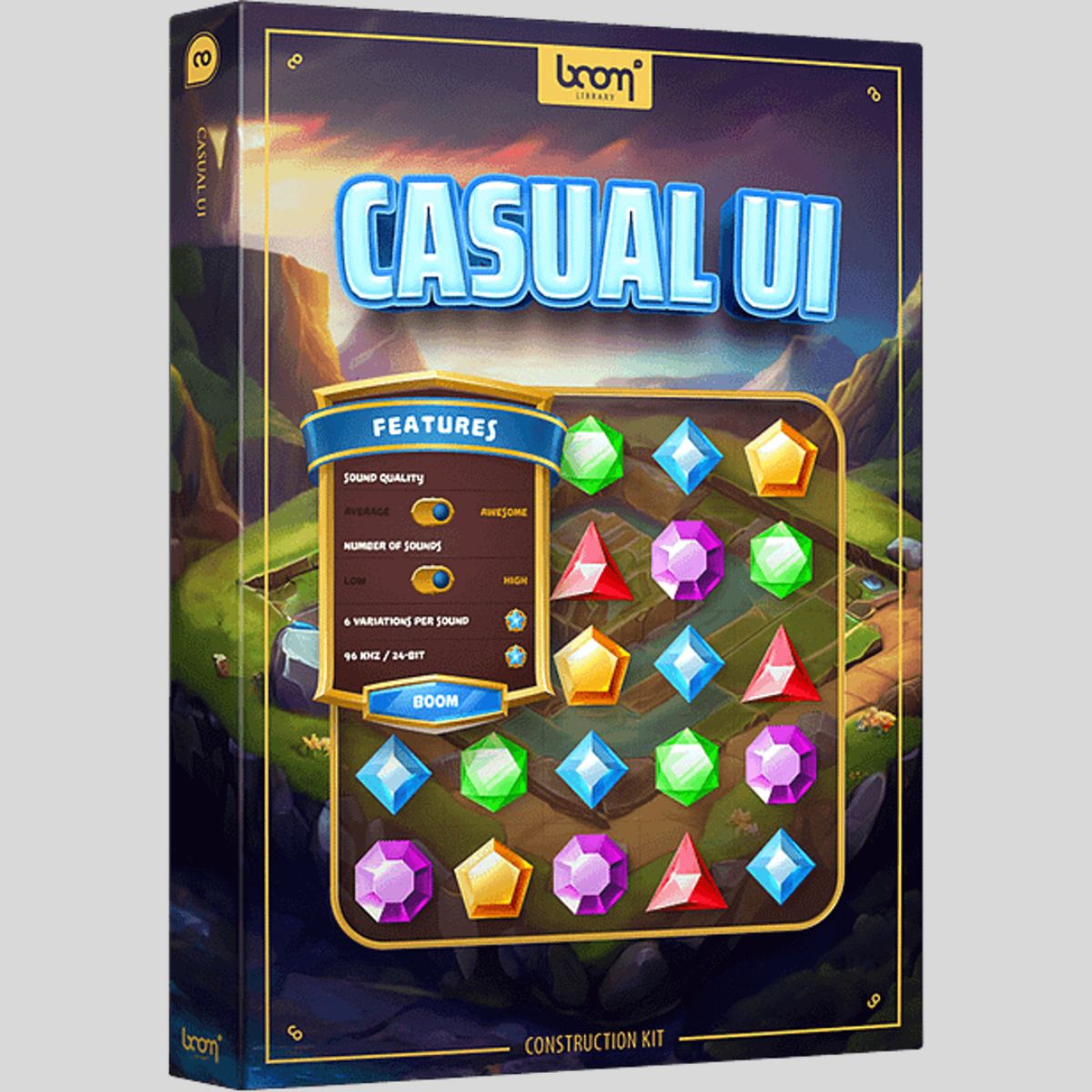BOOM Library Casual UI CK Construction Kit Sound Effects Library