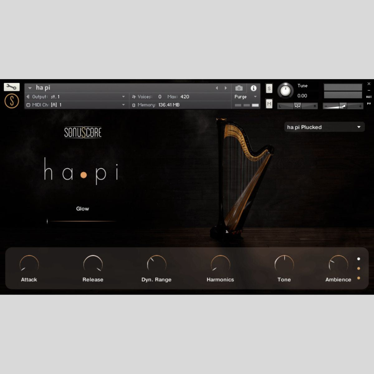 BOOM Library HA•PI - Concert Harp