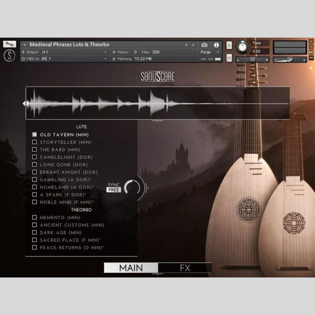 BOOM Library Medieval Phrases Lute & Theorbo