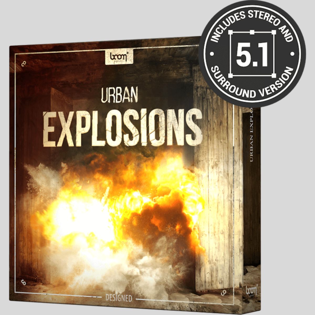 BOOM Library Urban Explosions DESIGNED Sound Effects Library