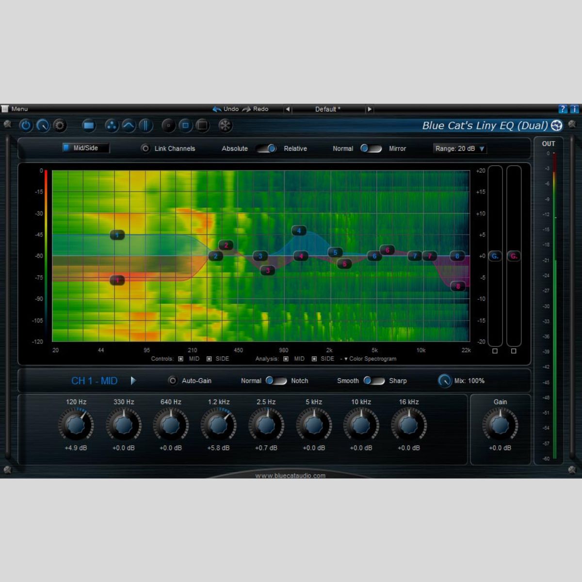Blue Cat Audio LinyEQ Linear-Phase EQ Plug-in