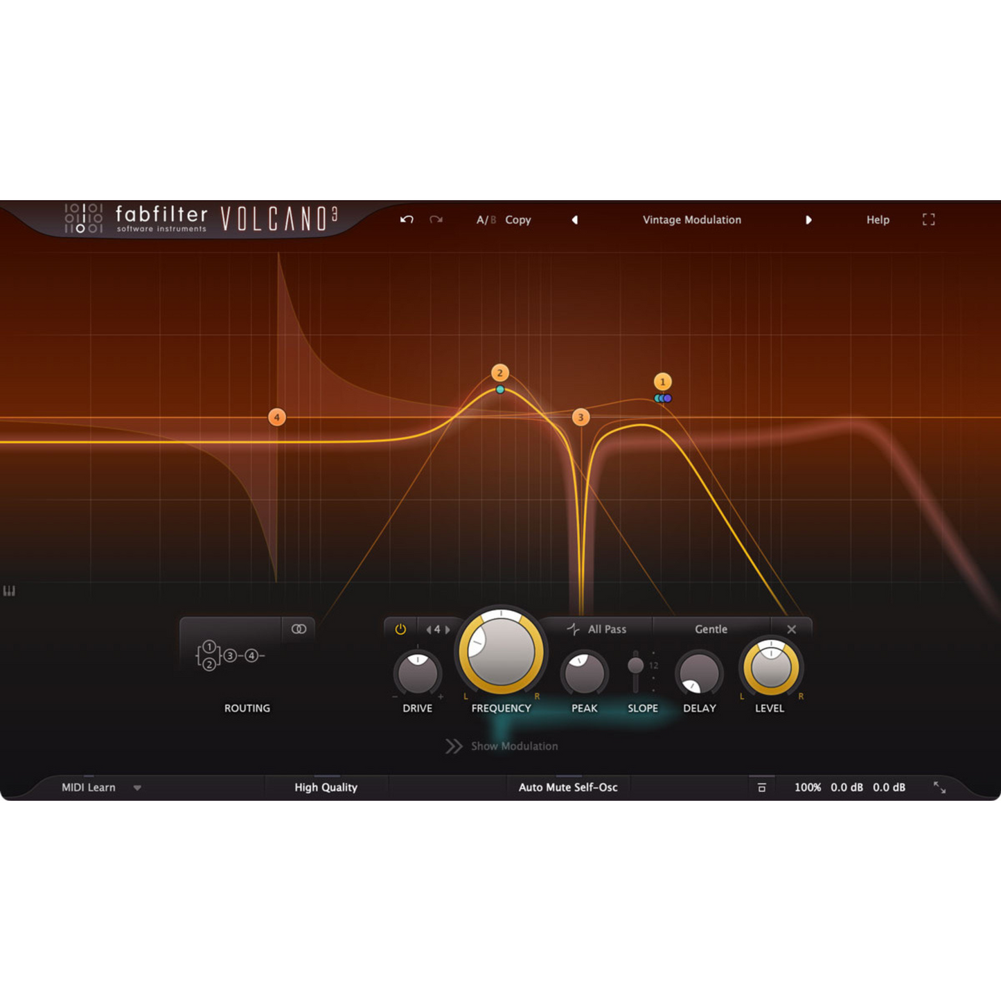 FabFilter Volcano 3 Filter Effect Plug-in Wavy Pro Audio