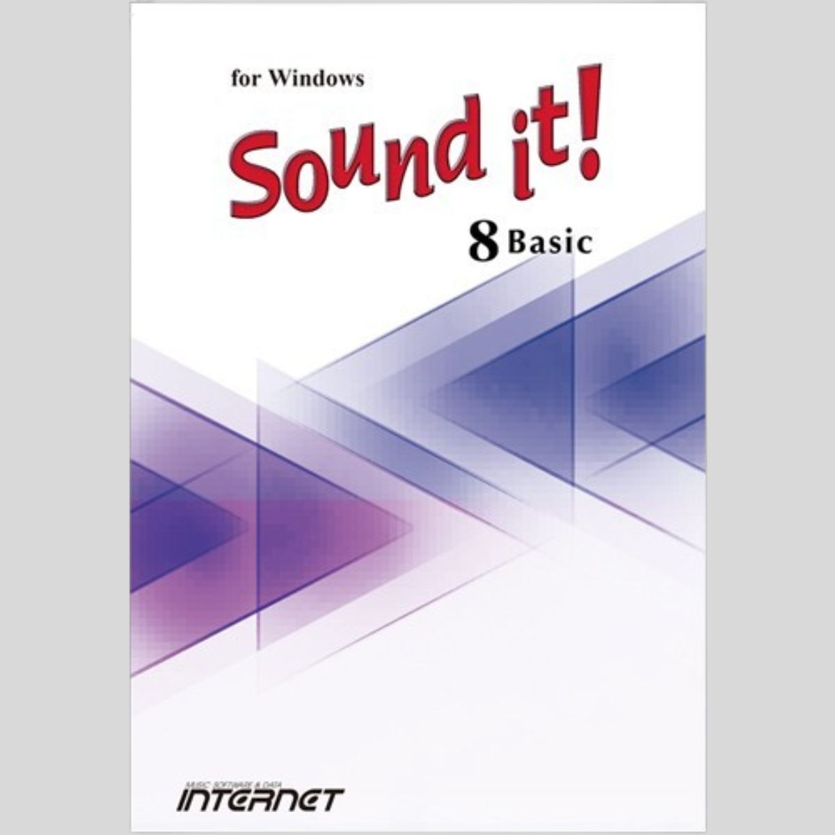 INTERNET CO. Sound it! 8 Basic - PC Audio Editing Software