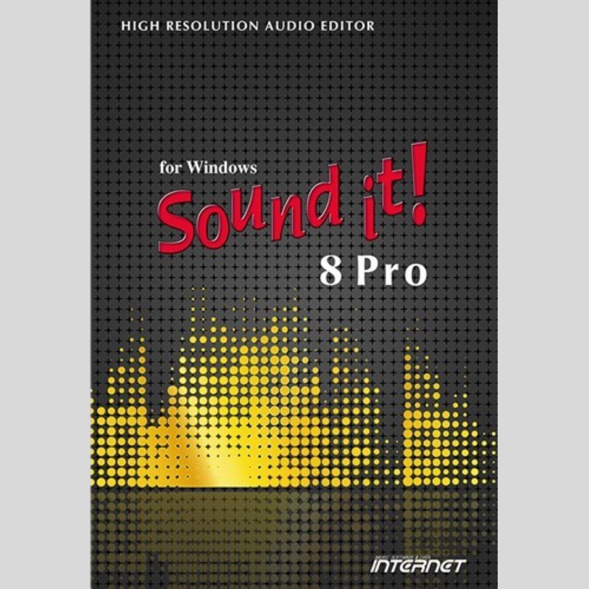 INTERNET CO. Sound it! 8 Pro - PC Audio Editing Software