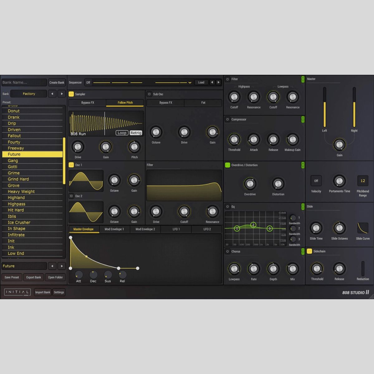 Initial Audio 808 Studio II 808 Virtual Instrument