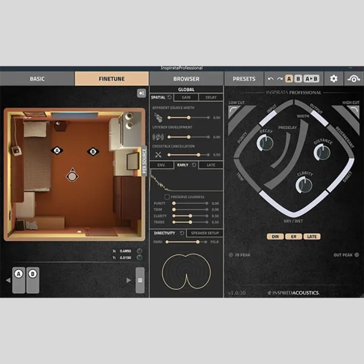 Inspired Acoustics Room Pack Ext 1yr Sub Acoustic Simulation Software