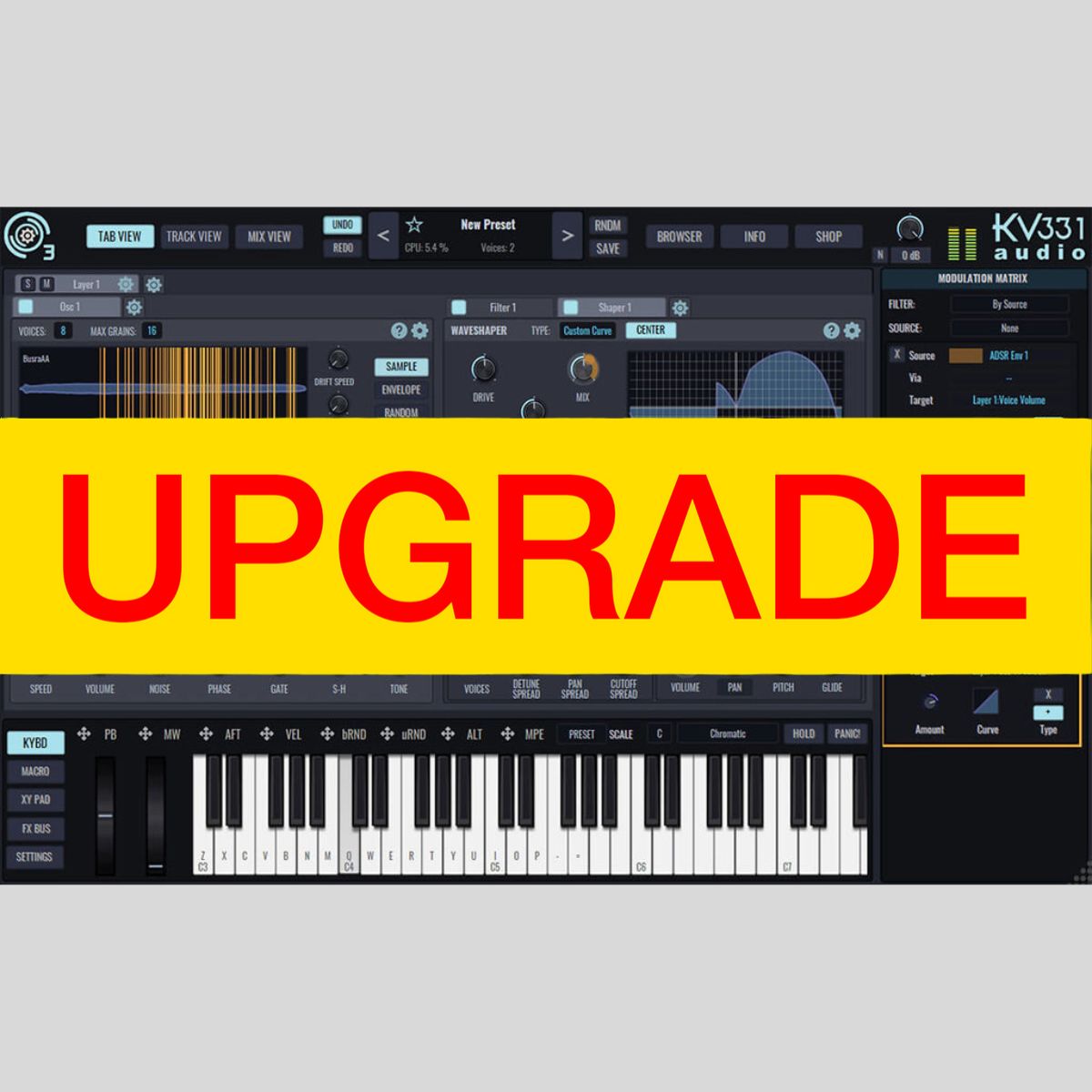 KV331 Audio SynthMaster 3 Player Upgrade from SynthMaster 2 Player