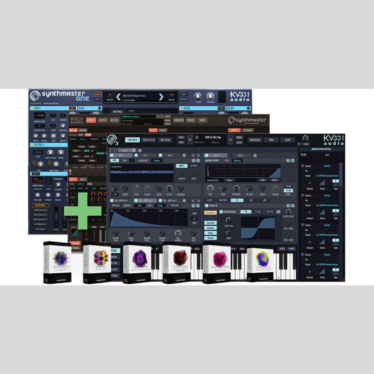 KV331 Audio SynthMaster Everything Bundle Upgrade from SynthMaster One and 2