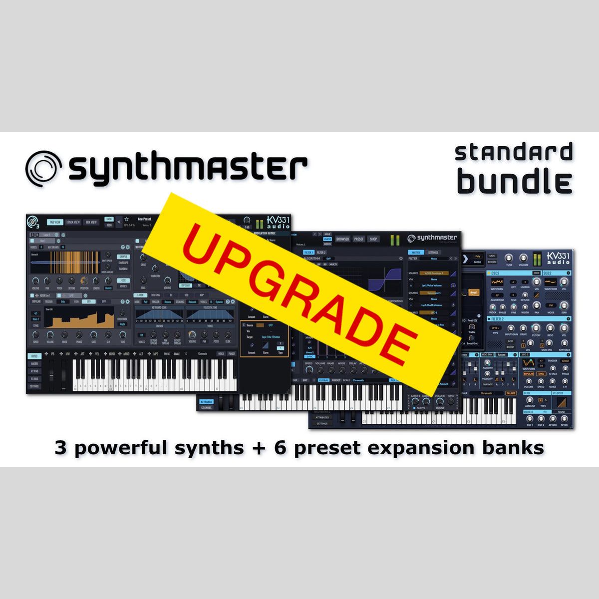 KV331 Audio SynthMaster Producer Bundle Upgrade from SynthMaster Player