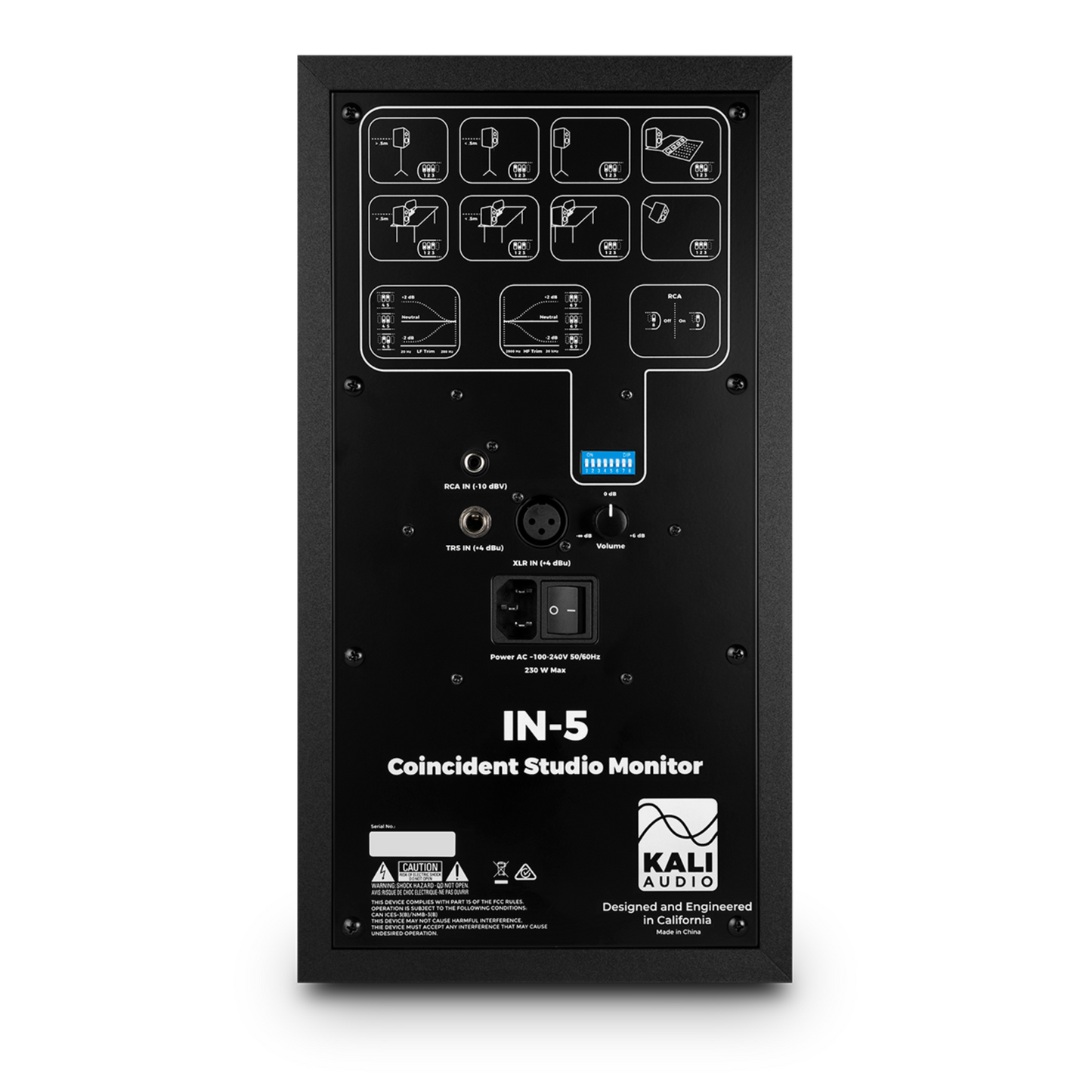 Kali Audio IN-5 5-inch Powered Studio Monitor Wavy Pro Audio