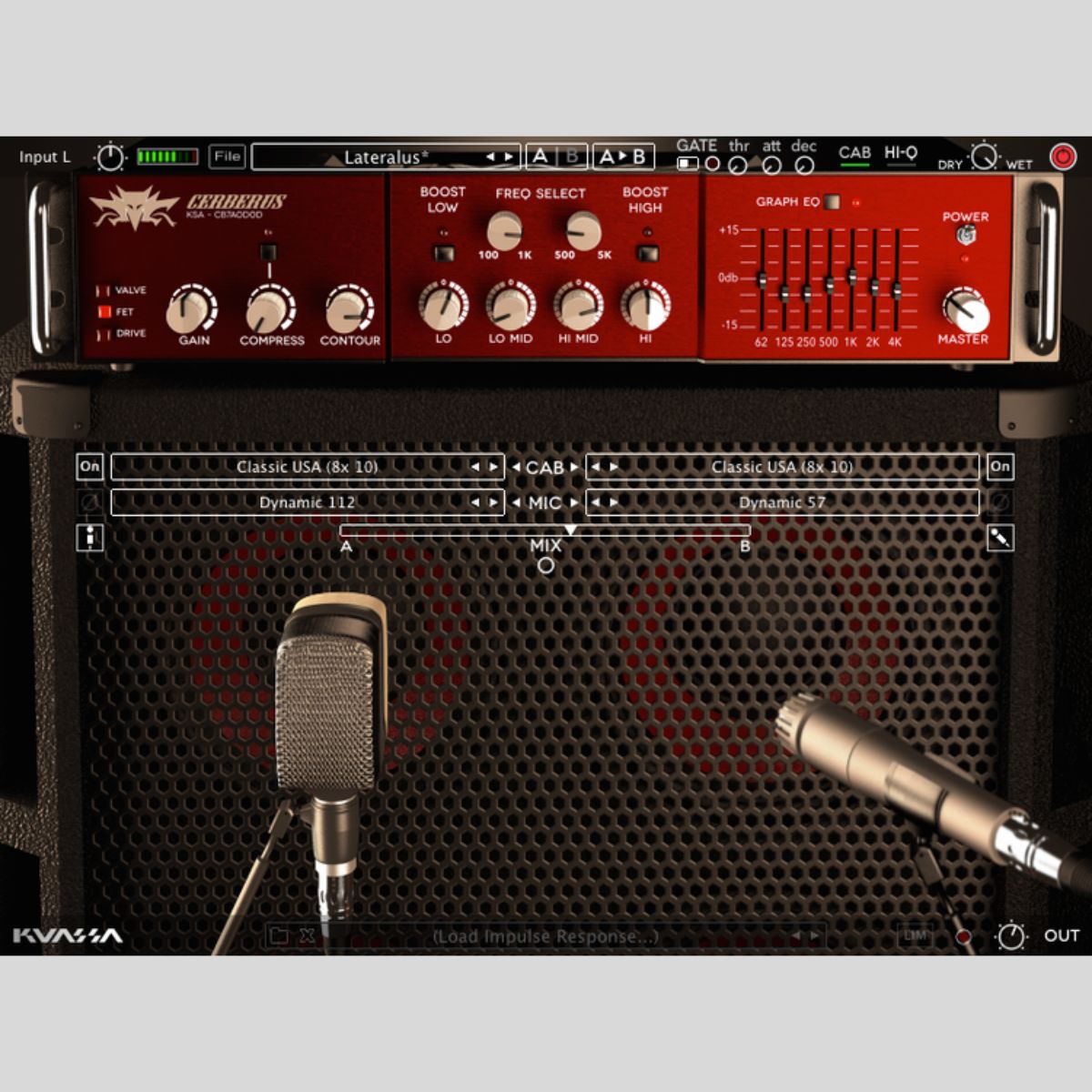 Kuassa Cerberus Bass Amp Amp and Effects Plug-in