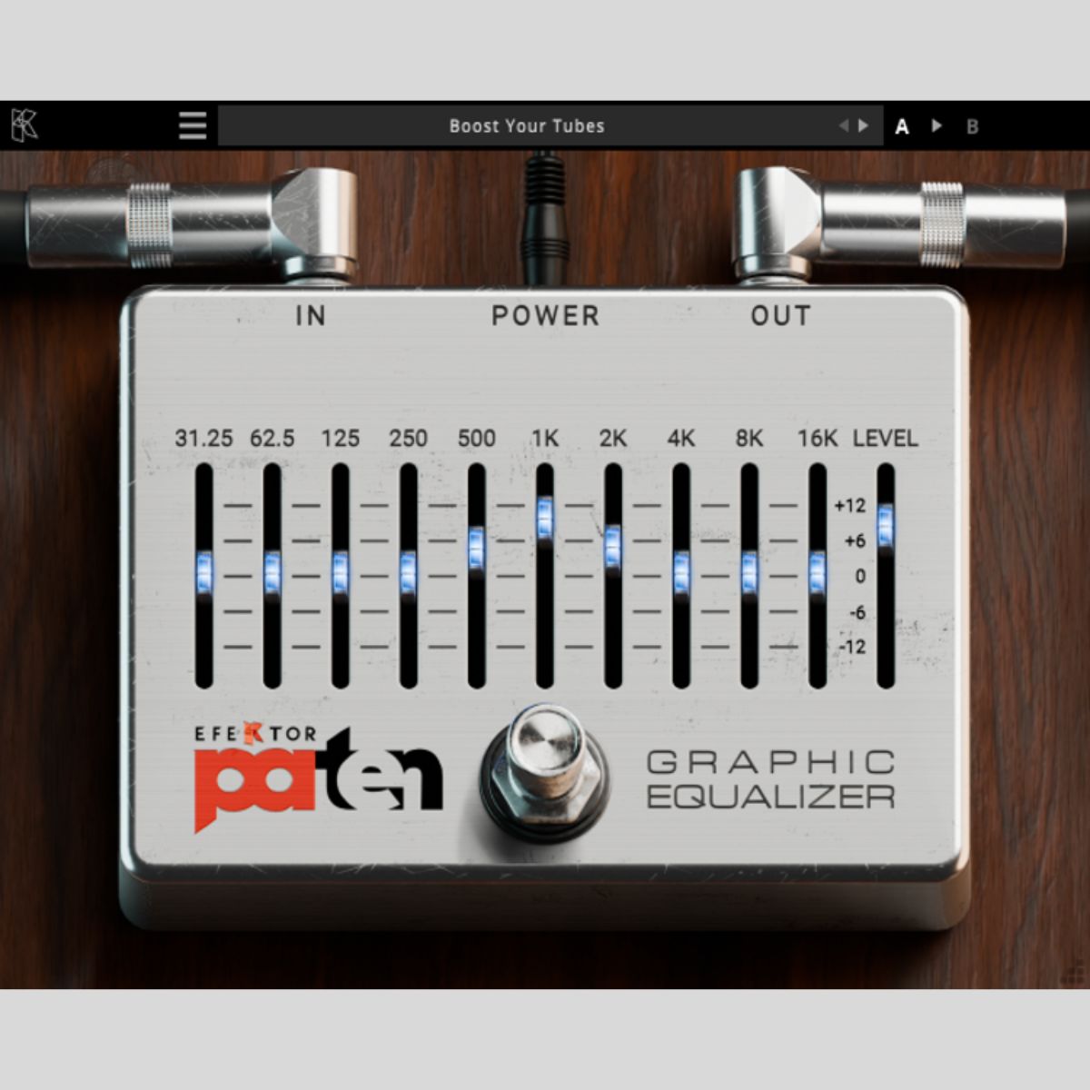 Kuassa Efektor Paten Graphic Equalizer EQ Plug-in