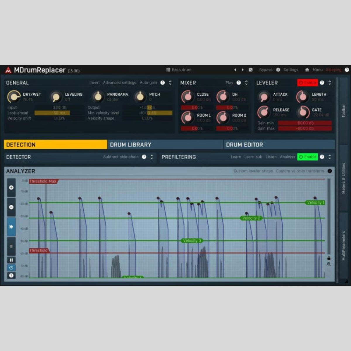 MeldaProduction MDrumReplacer Audio Plug-in