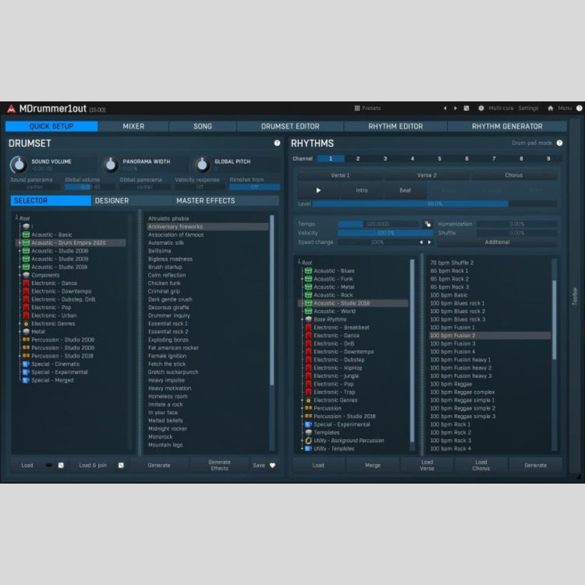 MeldaProduction MDrummer Audio Plug-in