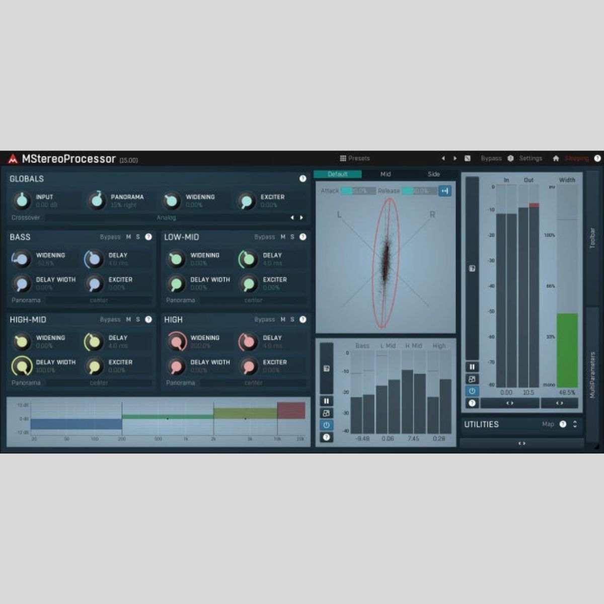 MeldaProduction MStereoProcessor Audio Plug-in