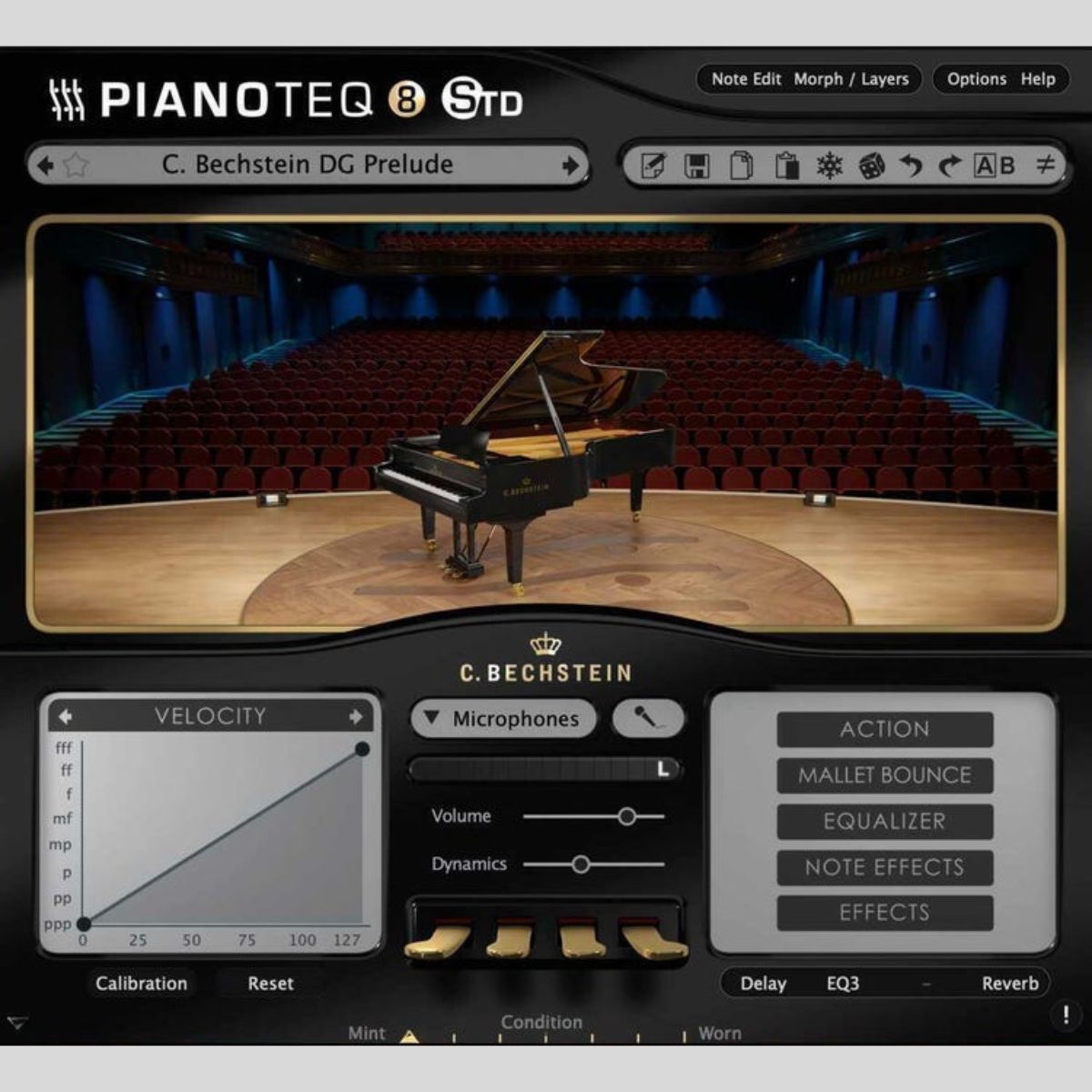 Modartt Pianoteq C. Bechstein DG Physically Modeled Piano Virtual Instrument