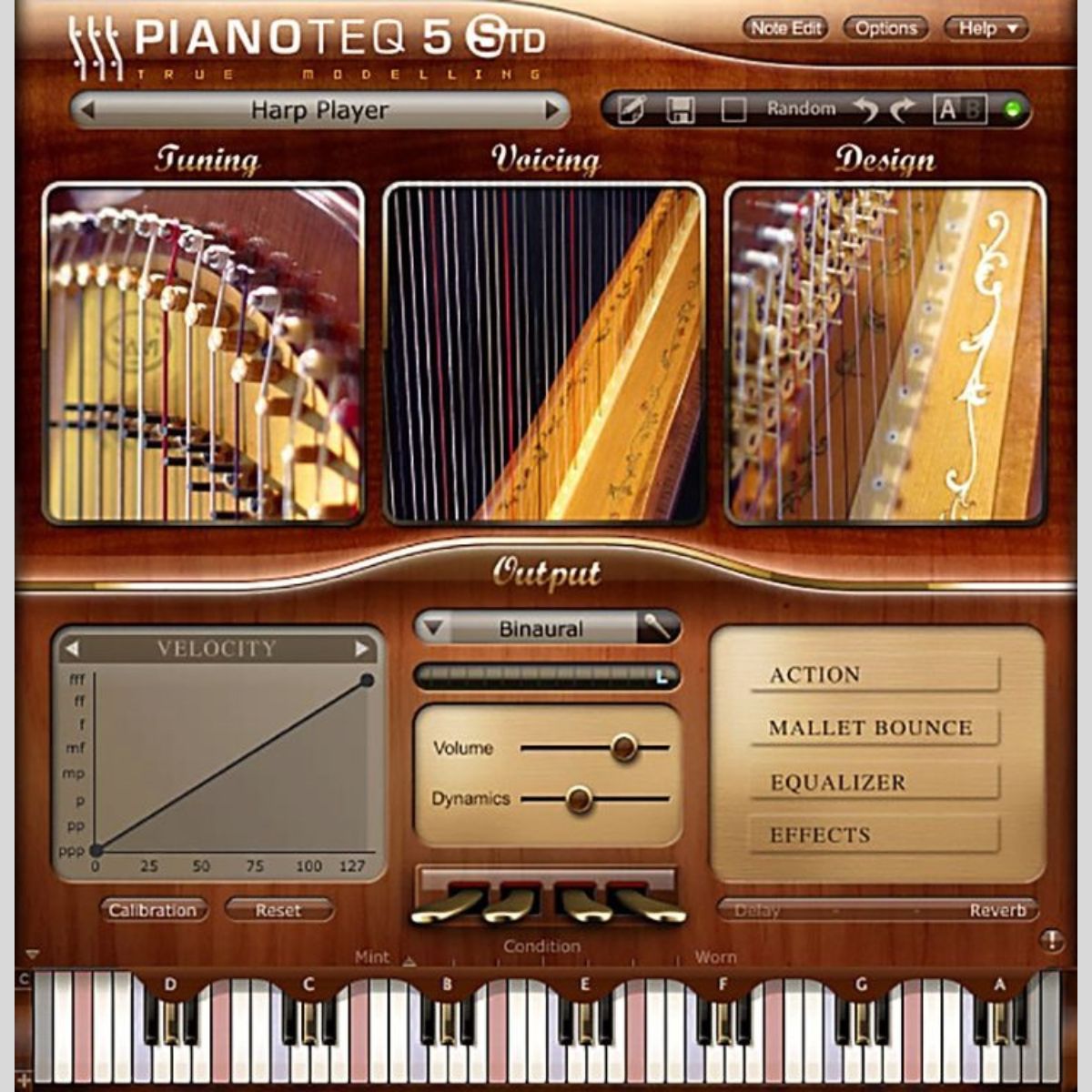 Modartt Pianoteq Harps Physically Modeled Piano Virtual Instrument