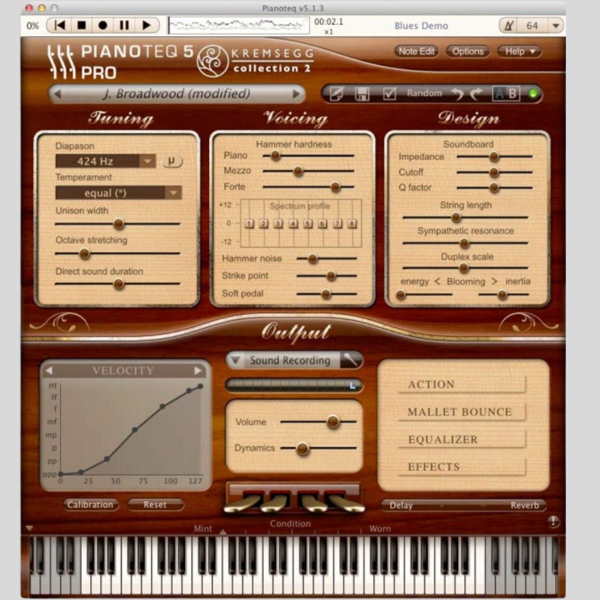 Modartt Pianoteq Kremsegg Collection 2 Plug-in Bundle Physically Modeled Piano Virtual Instrument