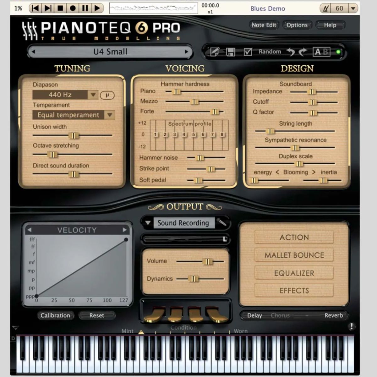 Modartt Pianoteq U4 Upright Piano Add-on Physically Modeled Piano Virtual Instrument