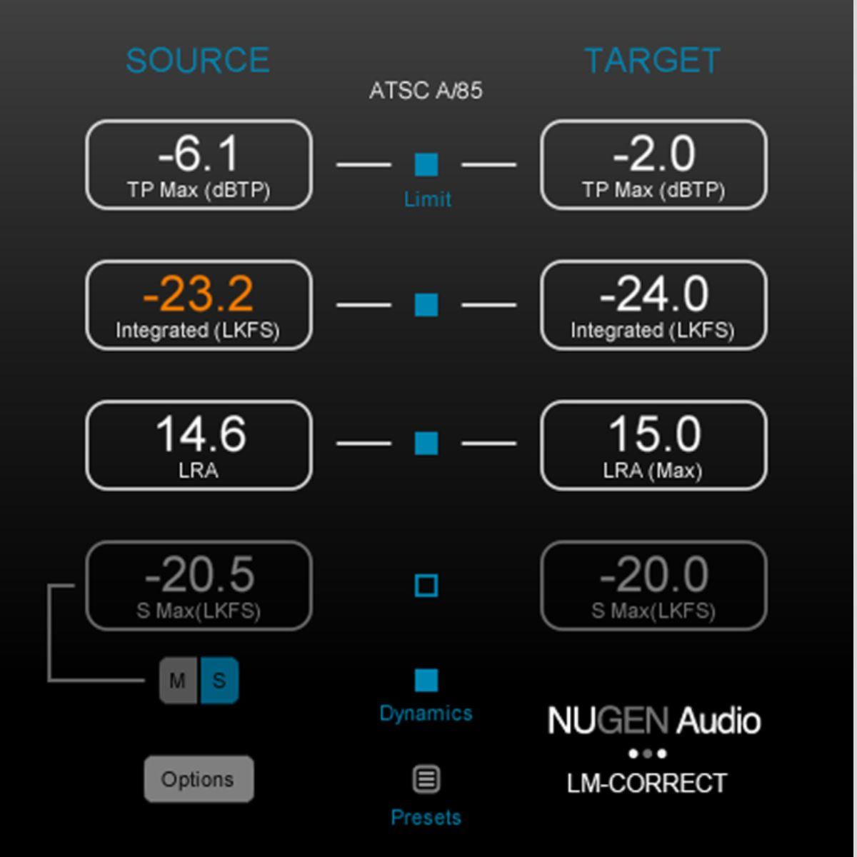NUGEN Audio NUGEN LM-Correct DynApt extension Plug-in