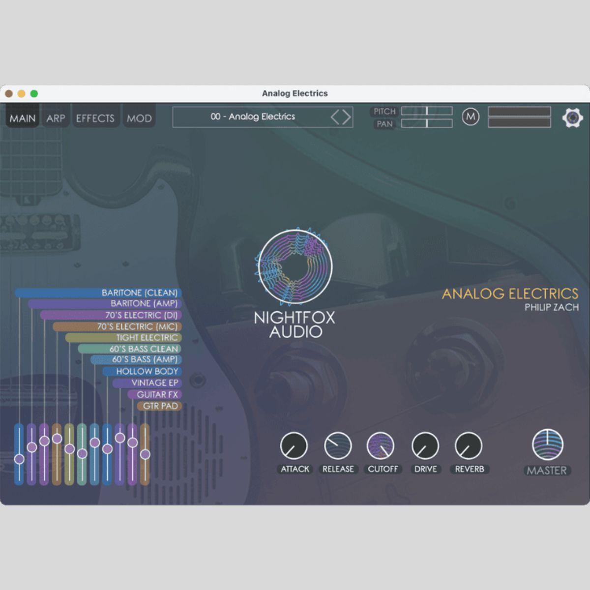 Nightfox Audio Analog Electrics Virtual Instrument
