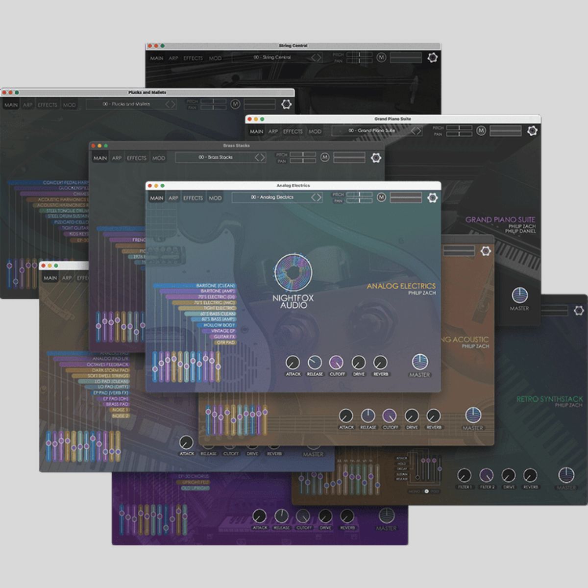 Nightfox Audio Bundle Virtual Instrument Bundle
