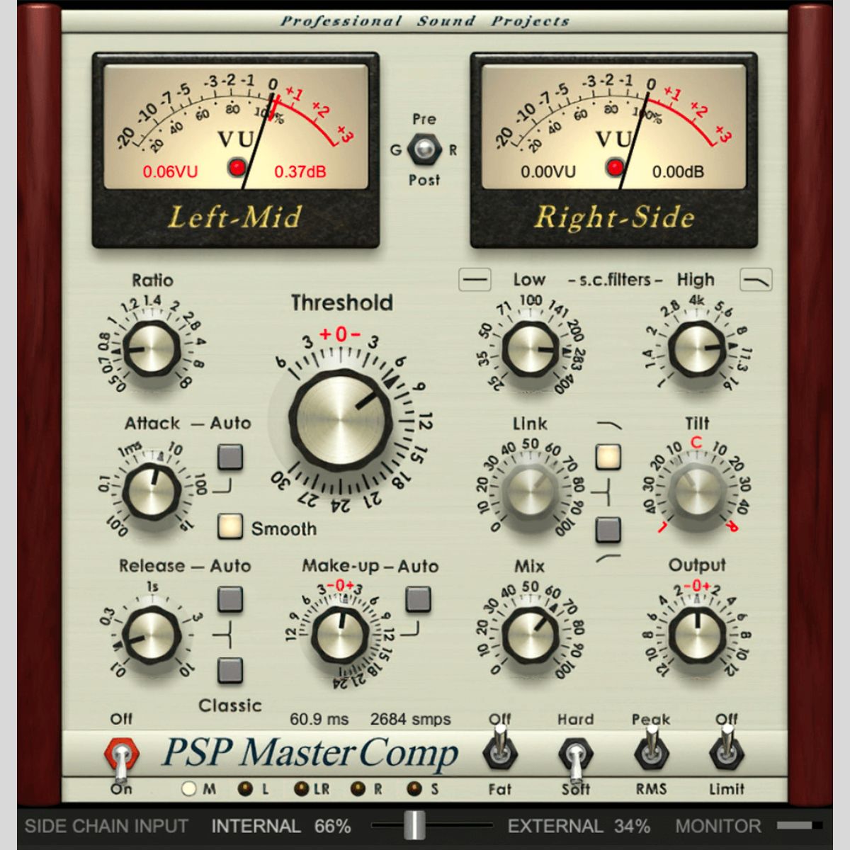 PSP Audioware MasterComp Audio Plug-in Plug-in