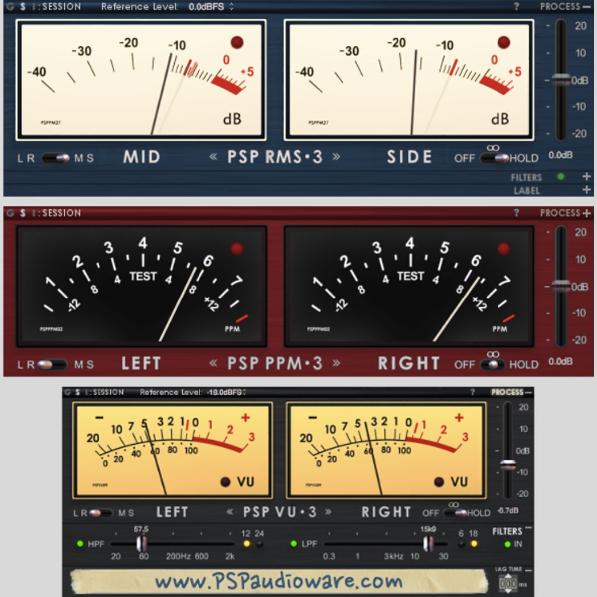 PSP Audioware TripleMeter Audio Plug-in Plug-in