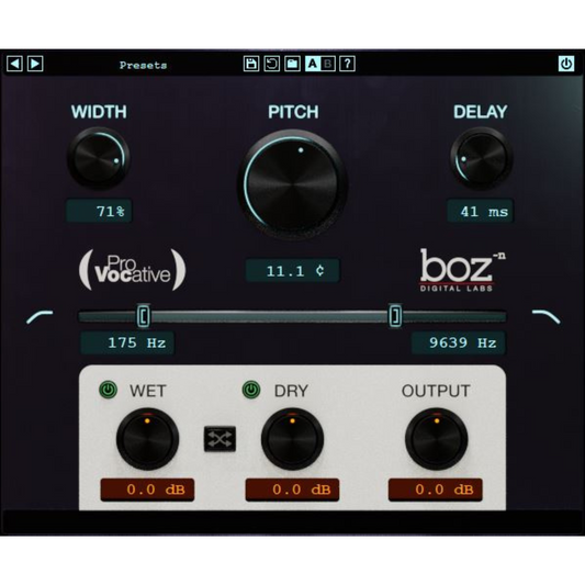 Boz Digital Labs ProVocative Micro Pitch-shifting Plug-in