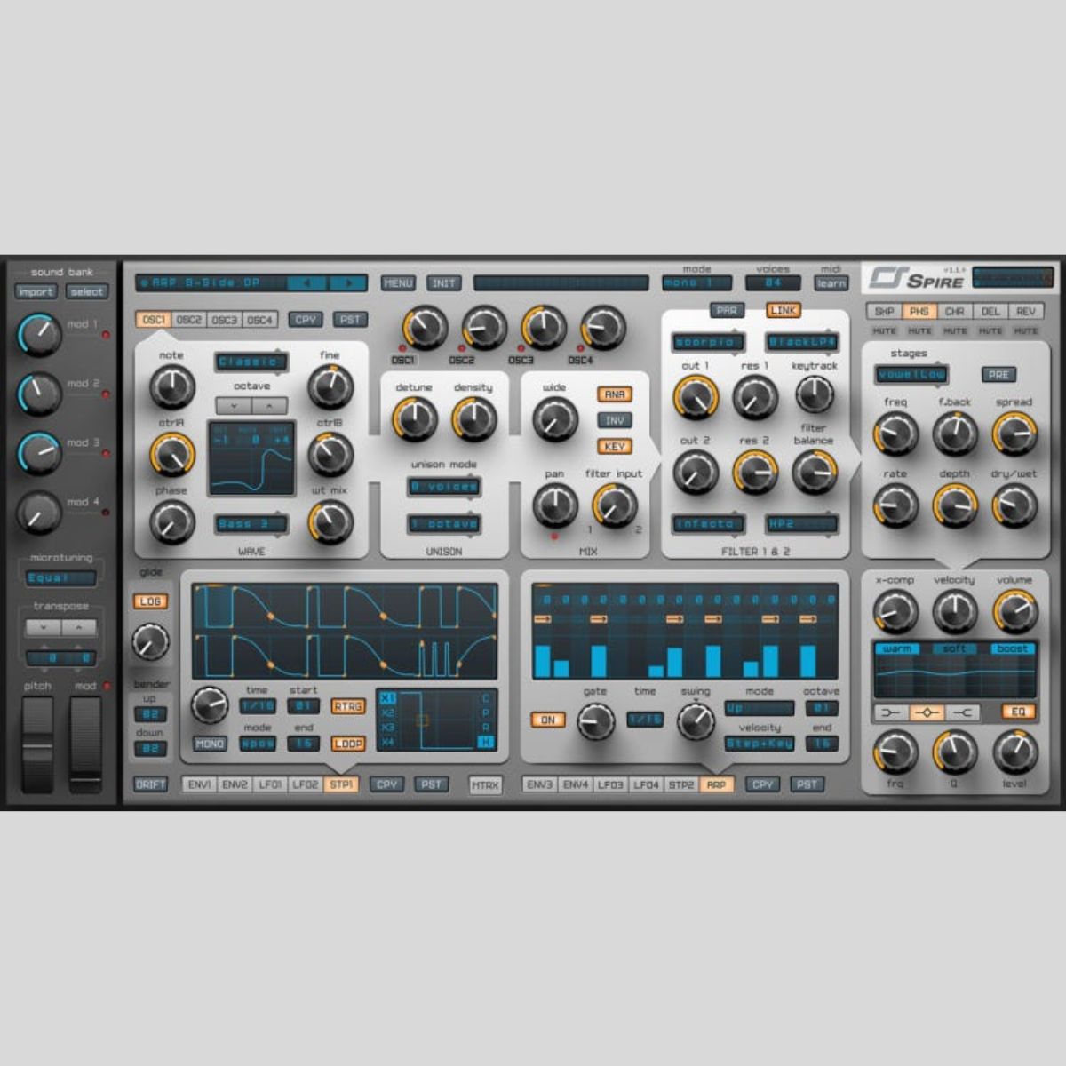 Reveal Sound Spire Virtual Synthesizer Plug-in