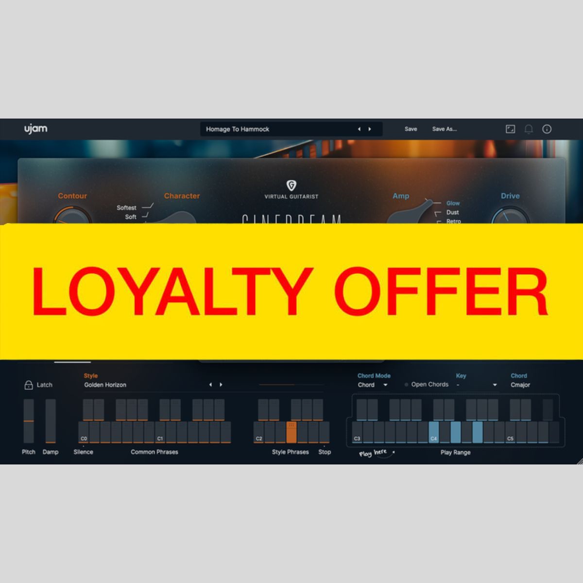 UJAM CINEDREAM Loyalty Offer Audio Plug-in Audio Plug-in Audio Plug-in