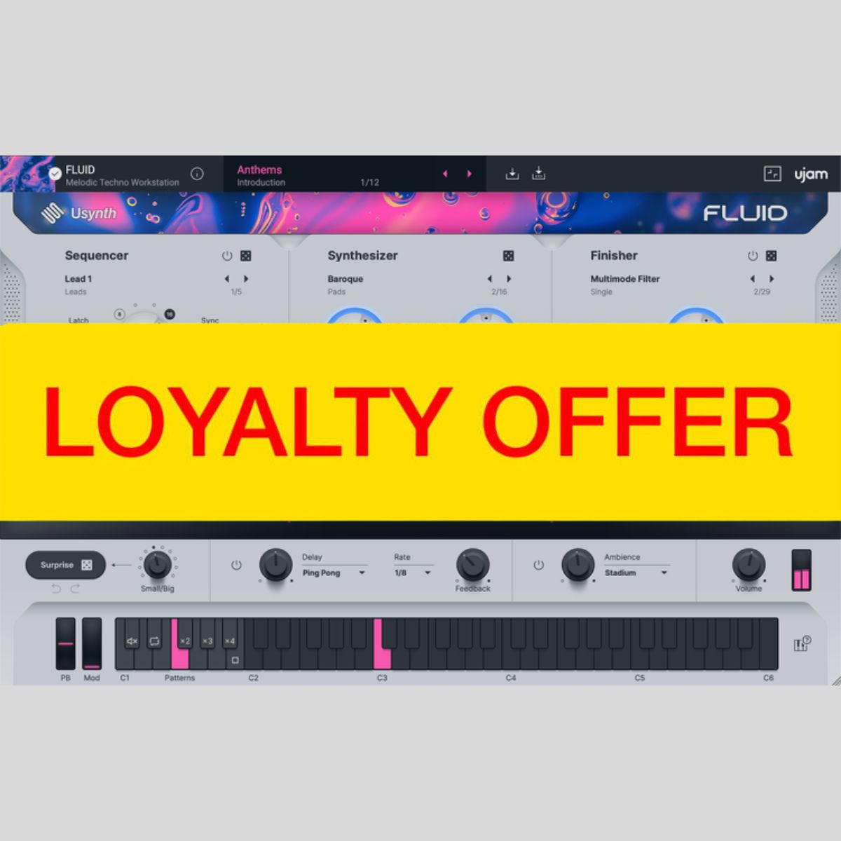 UJAM FLUID Loyalty Offer Audio Plug-in Audio Plug-in Audio Plug-in