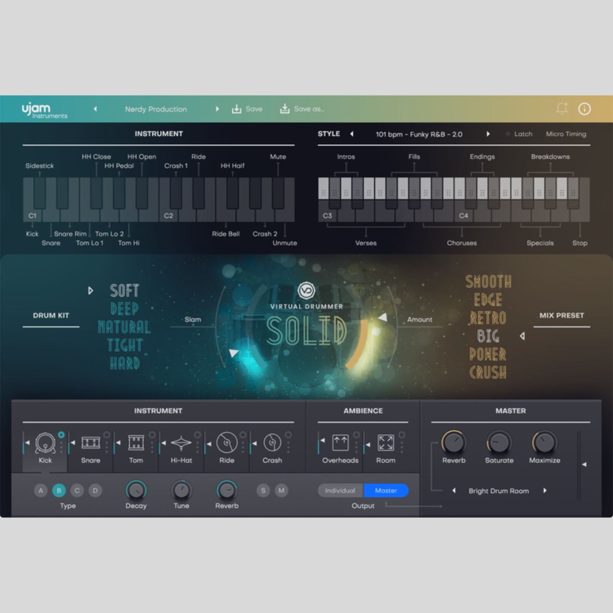 UJAM SOLID 2 Audio Plug-in Audio Plug-in Audio Plug-in