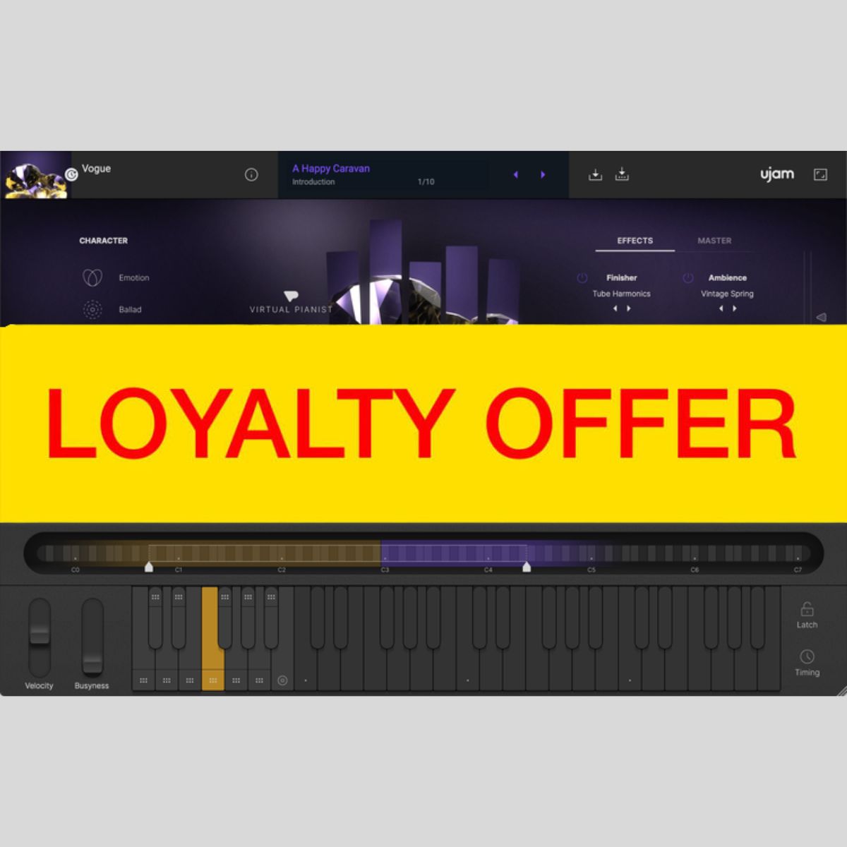 UJAM VOGUE Loyalty Offer Audio Plug-in Audio Plug-in Audio Plug-in