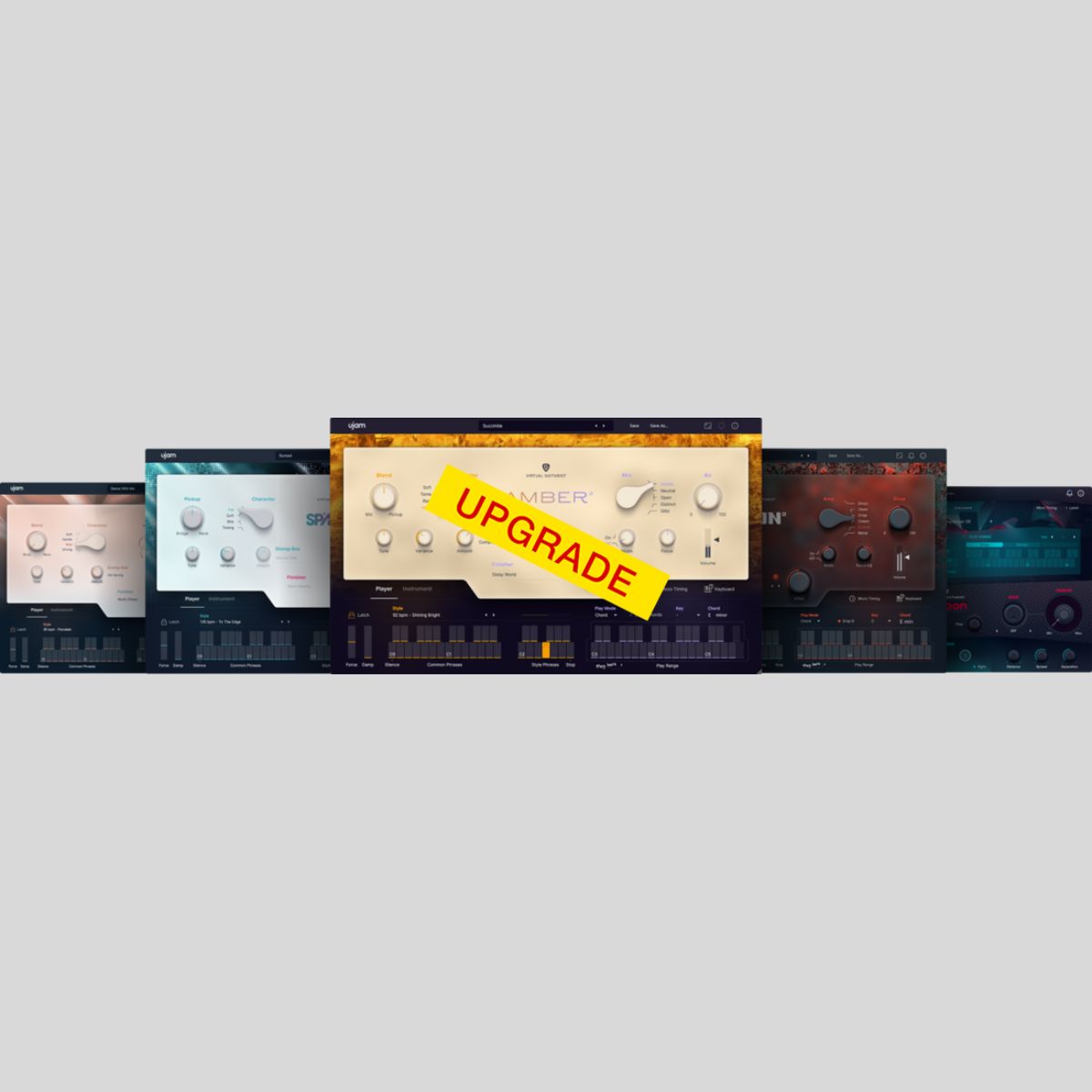 UJAM Virtual Guitarist Bundle Upgrade Plug-in Bundle Guitar Instrument Plug-in Virtual Guitar Instrument Plug-in