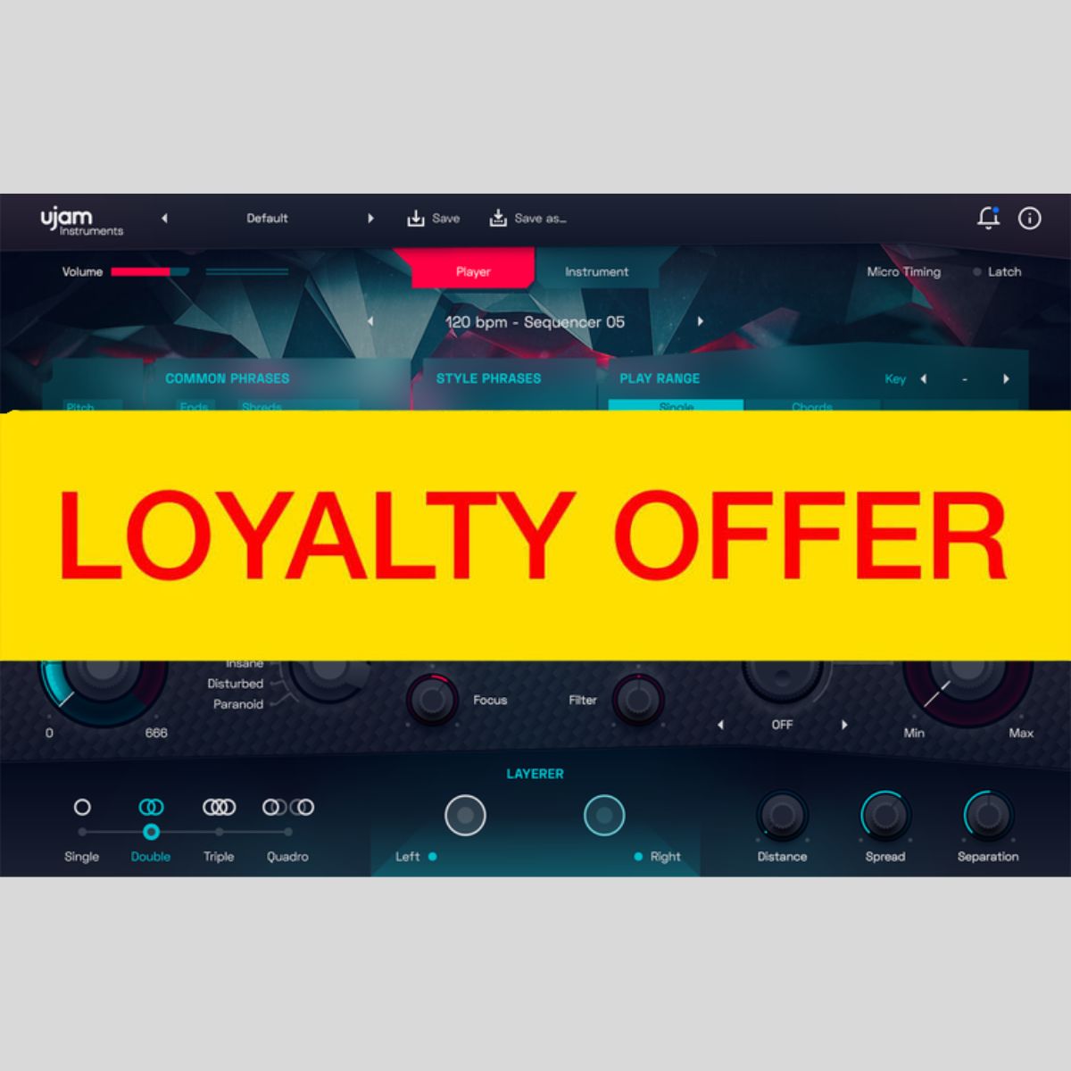 UJAM CARBON Loyalty Offer Audio Plug-in Audio Plug-in Audio Plug-in