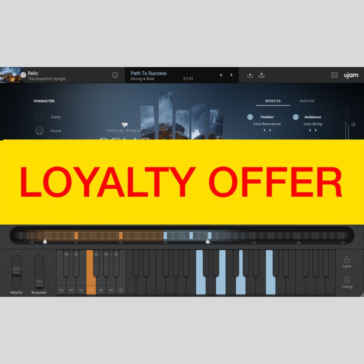 UJAM RELIC Loyalty Offer Audio Plug-in Audio Plug-in Audio Plug-in