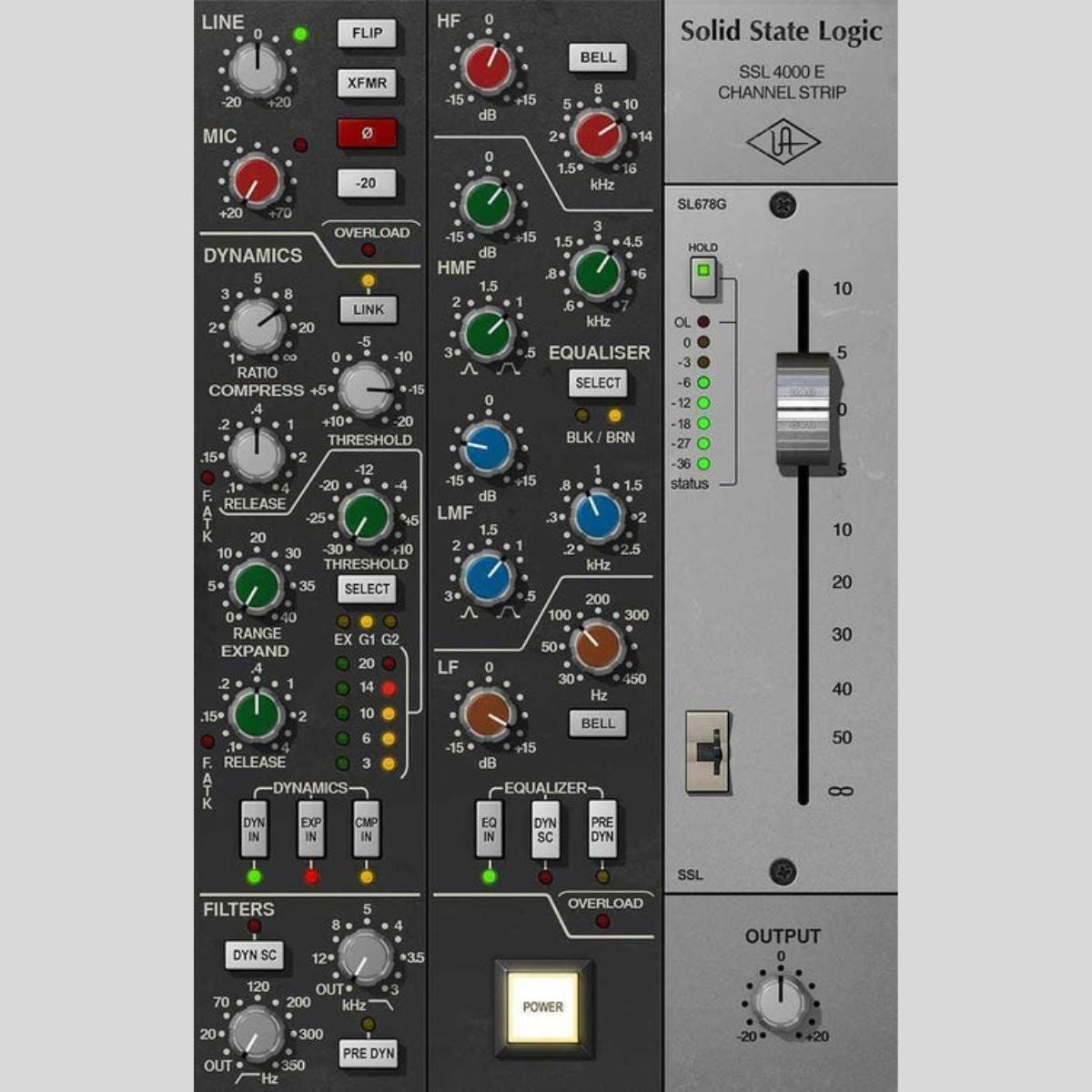 Universal Audio SSL 4000 E Channel Strip UAD Plug-in