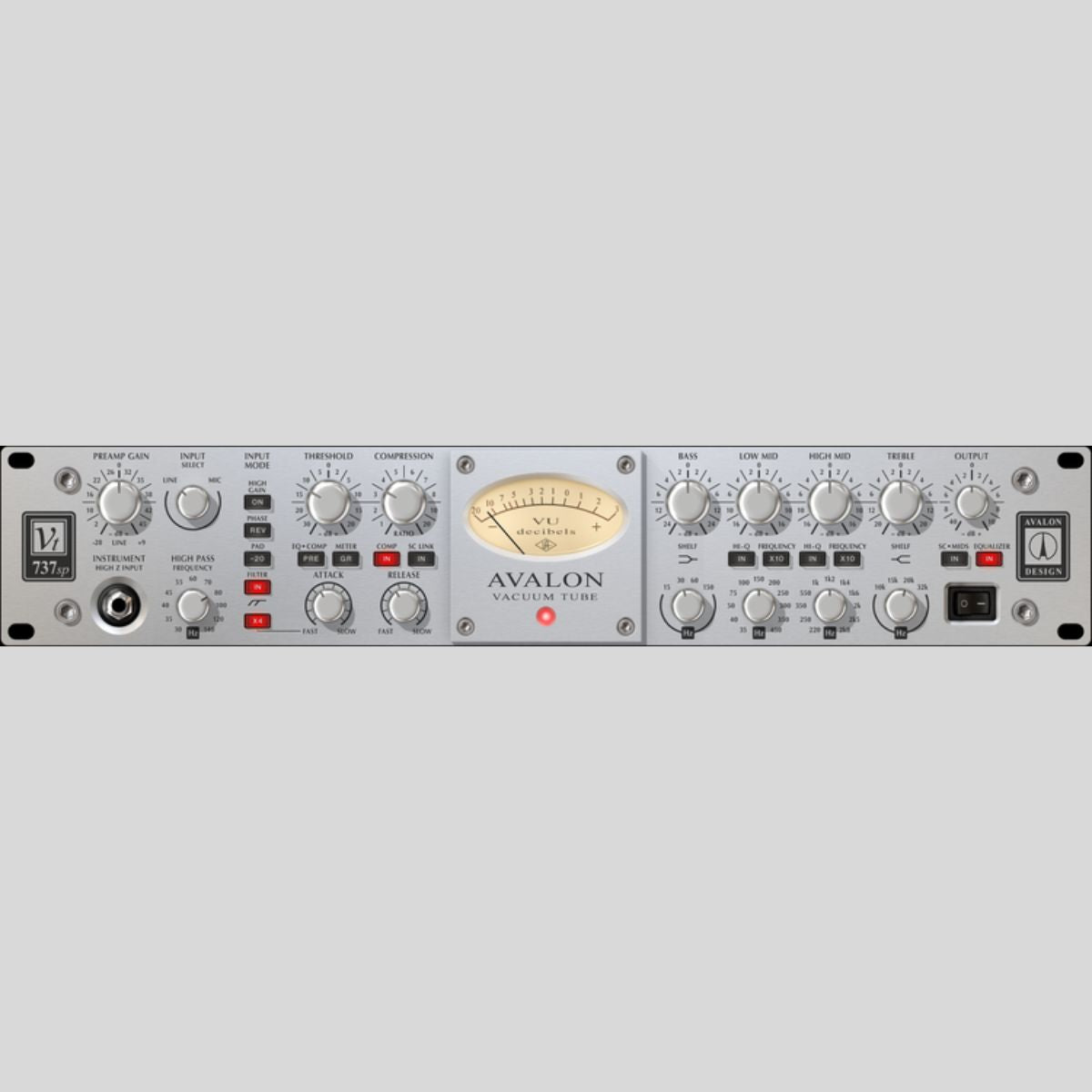 Universal Audio UAD Avalon VT-737 Tube Channel Strip Plug-in