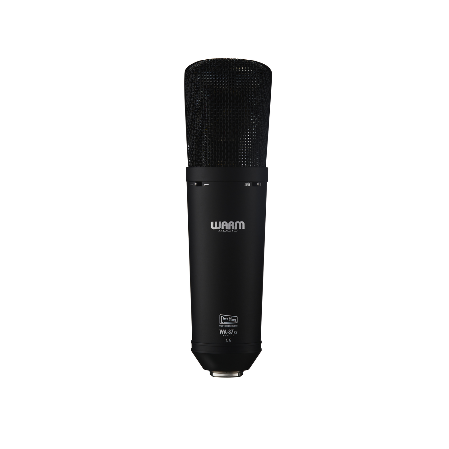 Warm Audio WA87 R2 Large-diaphragm Condenser Microphone - Black Wavy Pro Audio