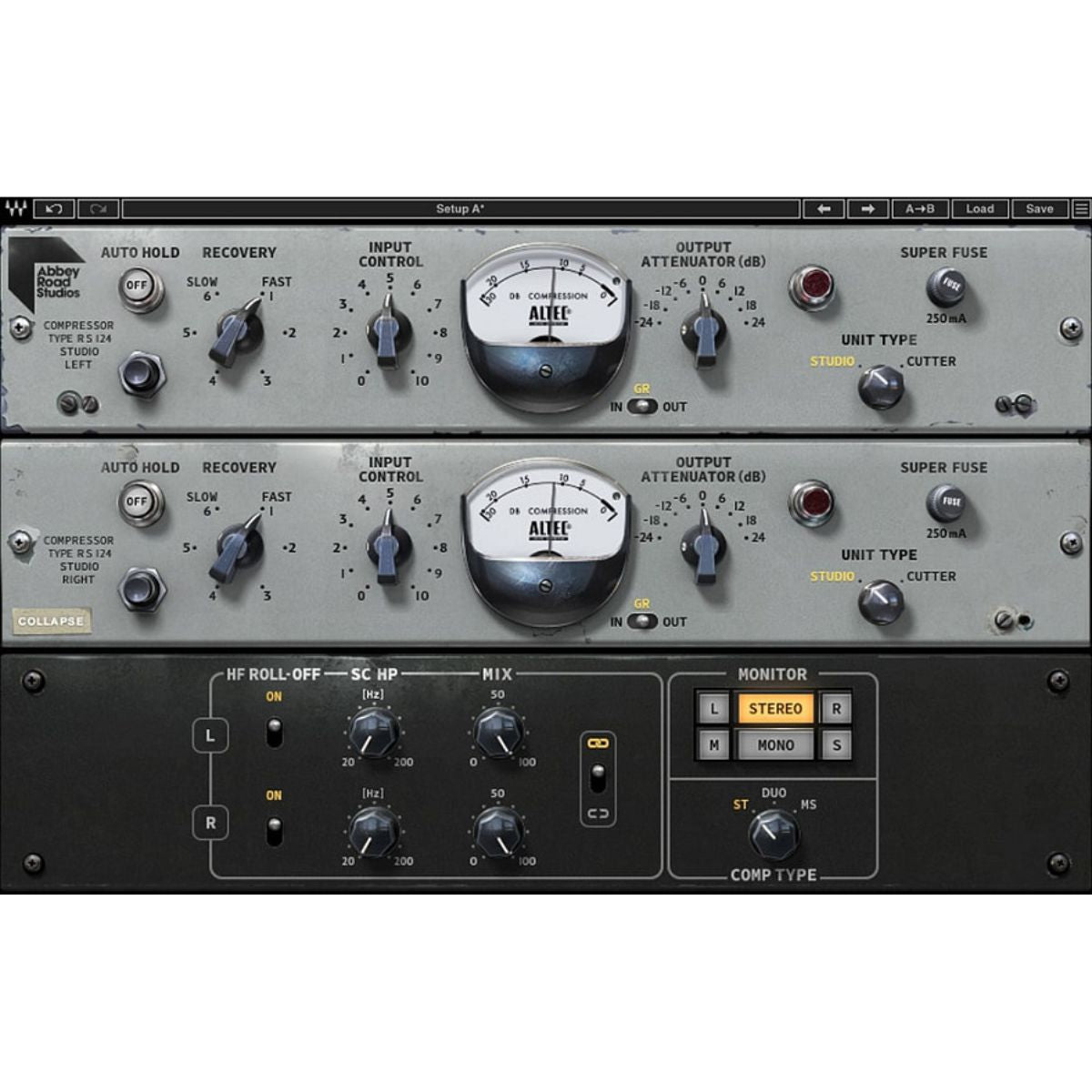 Waves Abbey Road RS124 Compressor Plug-in Wavy Pro Audio