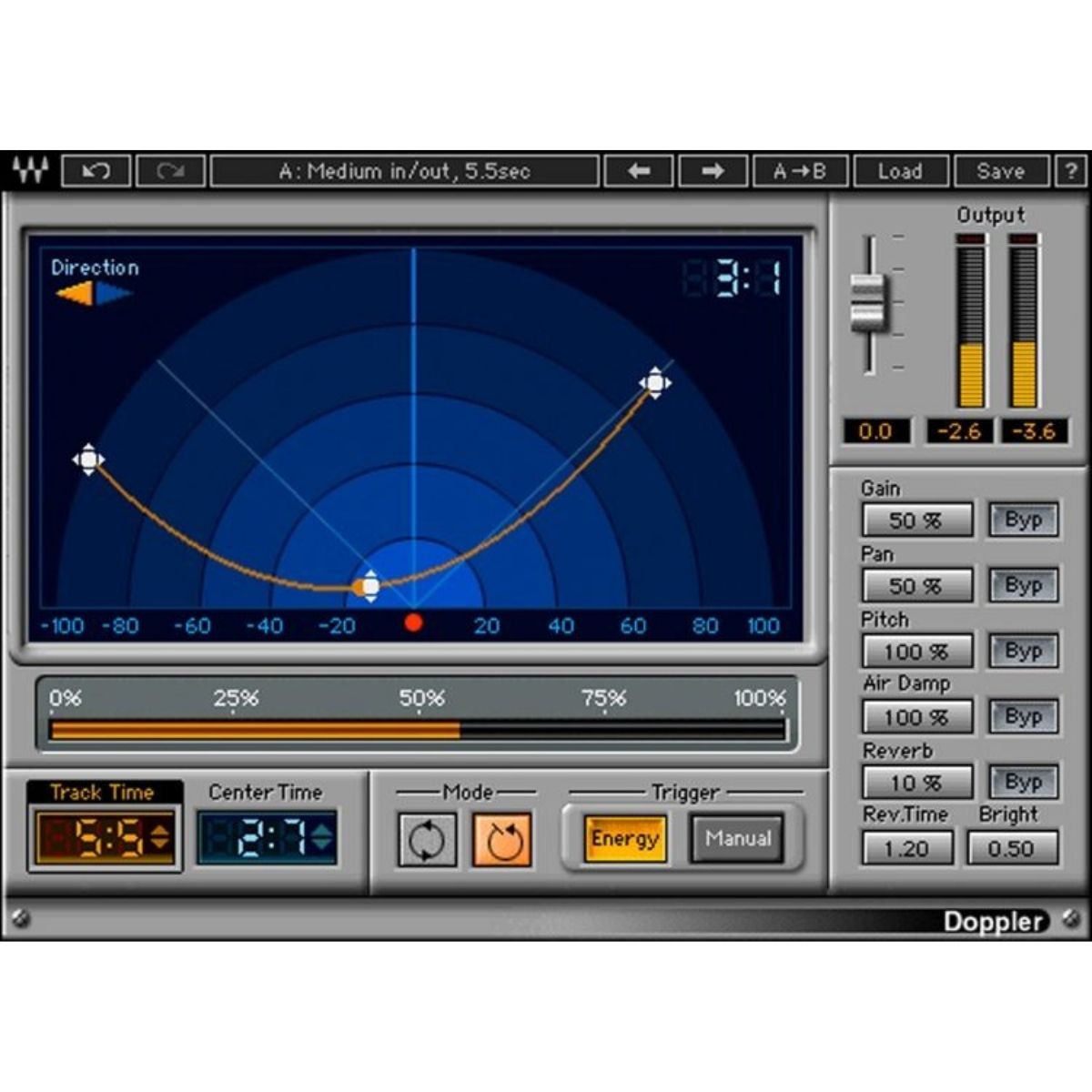 Waves Doppler Effects Plug-in Wavy Pro Audio